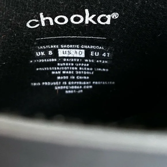 CHOOKA Eastlake Shortie Shaft Waterproof Rain Boots Ankle Rubber Booties - Picture 2 of 12